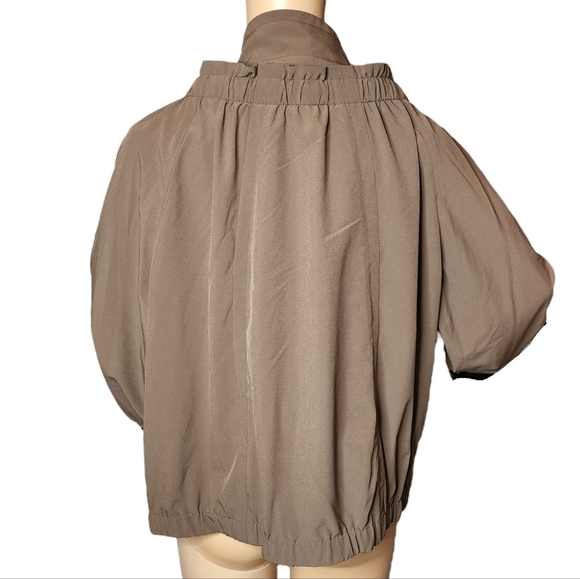 Chico's Zenergy brown tan zip jacket - Picture 8 of 16